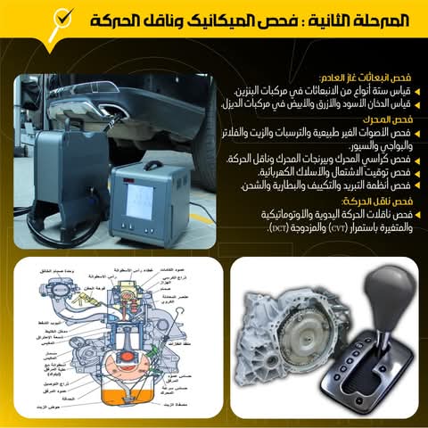 مراحل الفحص الشامل الثماني في أوتو لاب